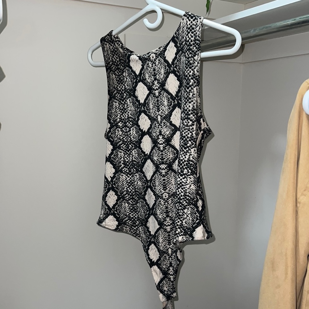 Snake Print Body Suit - From SIRENS